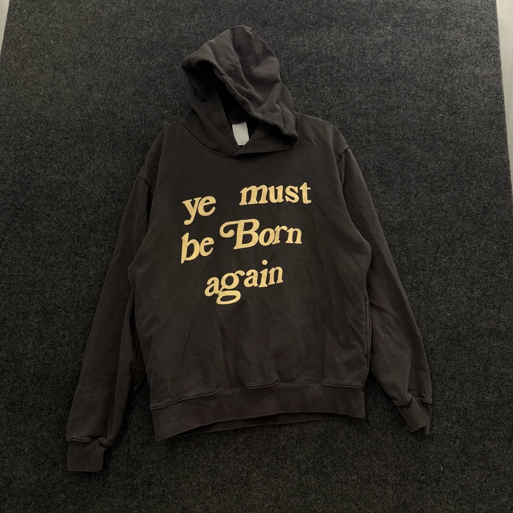 CPFM Cactus Plant Flea Market Ye Must Be Born Again Hoodie Faded Black Medium